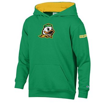 Youth Champion Green/Yellow Oregon Ducks Volume Fleece Hoodie