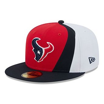 Men's New Era Red/Navy Houston Texans Shock 59FIFTY Fitted Hat
