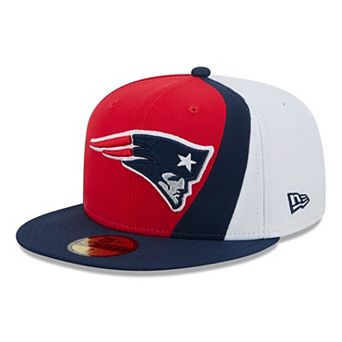 Men's New Era Red/Navy New England Patriots Shock 59FIFTY Fitted Hat