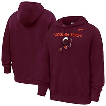 Men's Nike Maroon Virginia Tech Hokies Rushing Hokie Club Fleece Hoodie