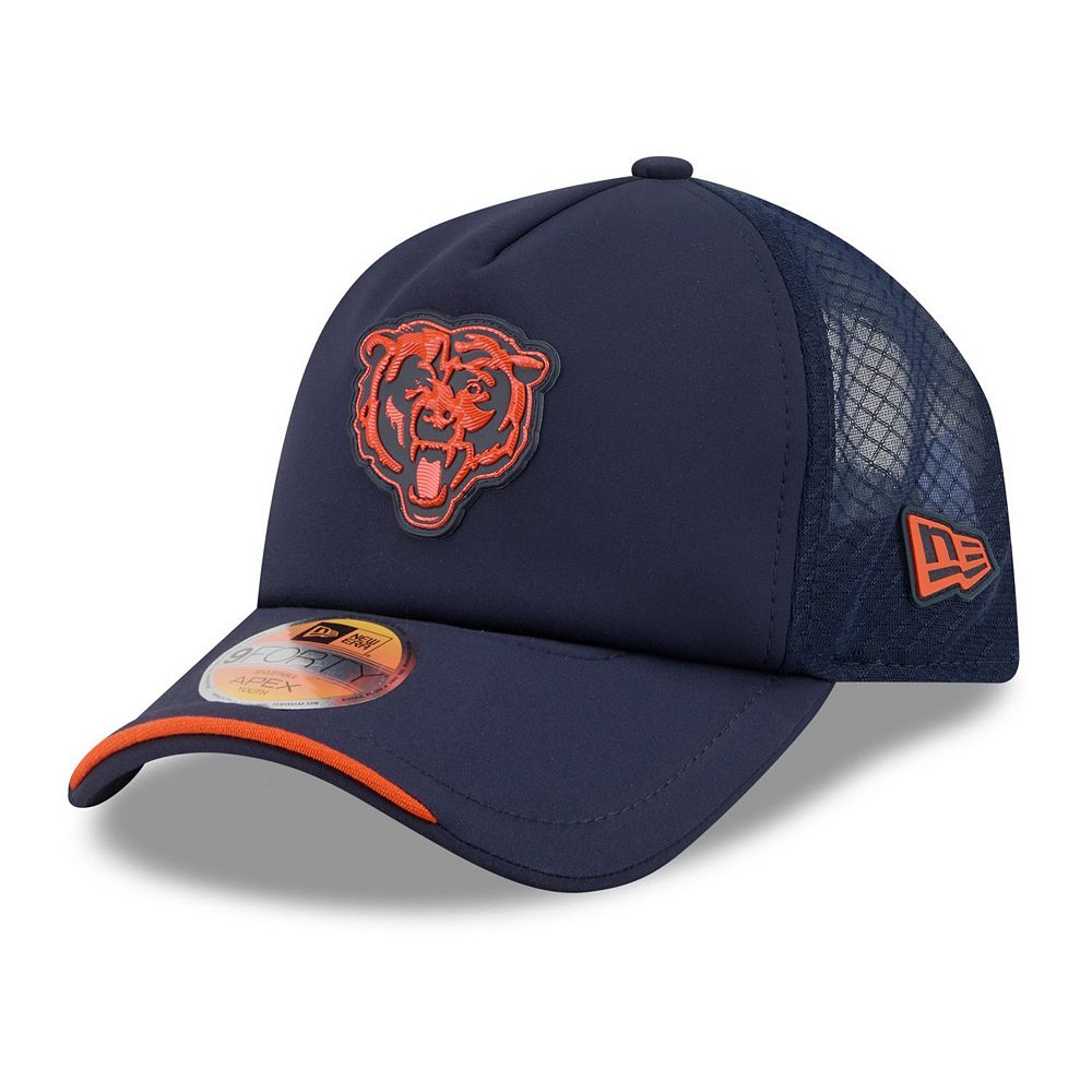 Youth New Era Navy Chicago Bears 2026 Sideline Apex 9FORTY