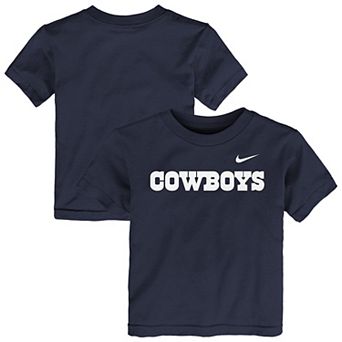 Toddler Nike Navy Dallas Cowboys Wordmark T-Shirt