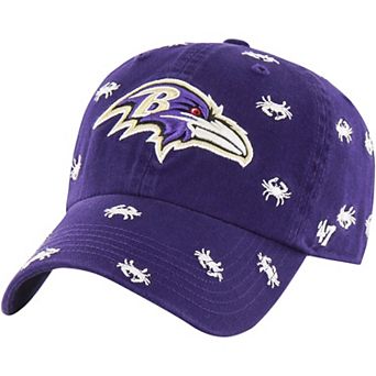 Unisex '47 Purple Baltimore Ravens Confetti Clean Up Adjustable Hat