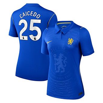 Women's Nike Mois̩s Caicedo Blue Chelsea 2026/27 Home Stadium Replica Jersey