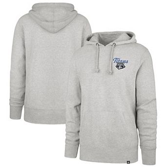 Men's '47 Gray Tennessee Titans Vintage T-Rac Headline Hoodie