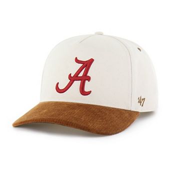 Men's Carhartt x '47 Natural/Brown Alabama Crimson Tide Undyed Relaxed Hitch Adjustable Hat