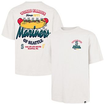 Men's '47 Cream Seattle Mariners Glizzy T-Shirt
