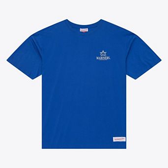 Men's Mitchell & Ness Royal Seattle Mariners Core Essentials T-Shirt