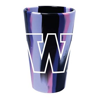 WinCraft Washington Huskies 16oz. Fashion Silicone Pint Glass
