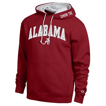 Men's Champion Crimson Alabama Crimson Tide Arch Tackle Twill Hoodie