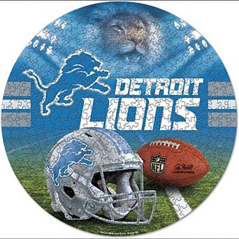 WinCraft Detroit Lions Round 500 pc Puzzle