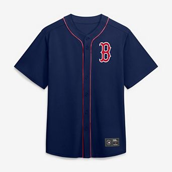 Men's Fanatics Navy Boston Red Sox Franchise Button-Up Fashion Top