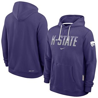 Men's Nike Purple Kansas State Wildcats 2026 Sideline Standard Issue Dri-FIT Hoodie