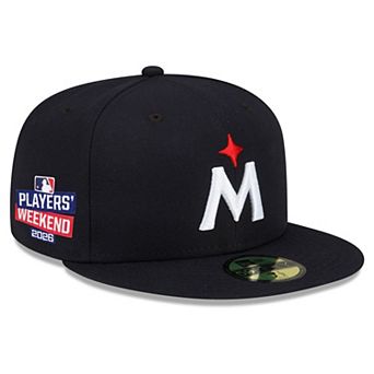 Men's New Era Navy Minnesota Twins 2026 Players' Weekend Authentic Collection 59FIFTY Fitted Hat