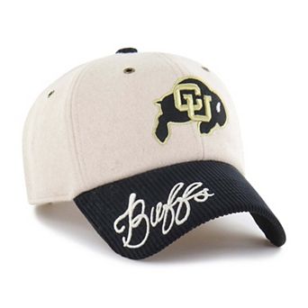 Women's '47 White/Black Colorado Buffaloes Rope Script Clean Up Adjustable Hat