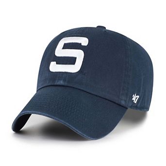 Men's '47 Navy Penn State Nittany Lions Vault Clean Up Adjustable Hat