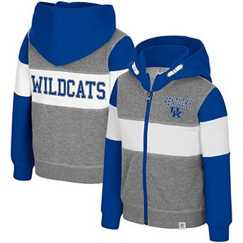 Toddler Colosseum Heather Gray Kentucky Wildcats Bert Full-Zip Hoodie