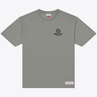 Men's Mitchell & Ness Gray Boston Bruins Core Essentials T-Shirt