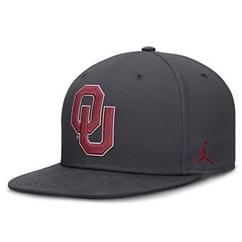 Men's Nike Anthracite Oklahoma Sooners Pro Dri-FIT Fitted Hat