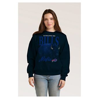 Women's Spirit Jersey Navy Buffalo Bills Bills Mafia Fleece Sweatshirt