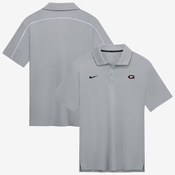 Men's Nike Gray Georgia Bulldogs Par Dri-FIT Polo