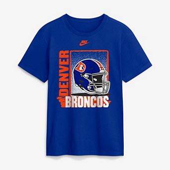 Men's Nike Royal Denver Broncos Vintage Power Game Club T-Shirt