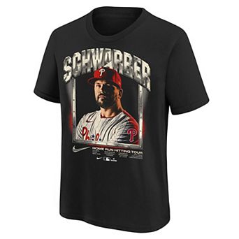 Youth Nike Kyle Schwarber Black Philadelphia Phillies Energy T-Shirt