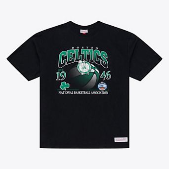 Men's Mitchell & Ness Black Boston Celtics Core Graphic T-Shirt