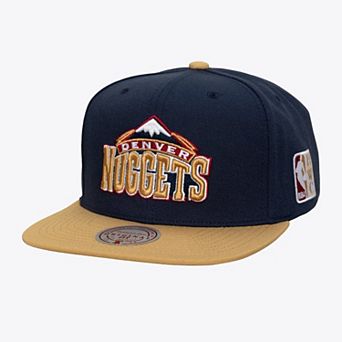 Men's Mitchell & Ness Navy Denver Nuggets Hardwood Classics Legendary Home Snapback Hat