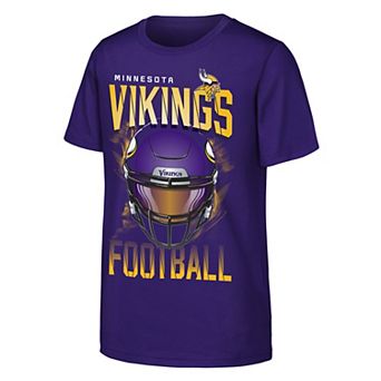 Youth Outerstuff Purple Minnesota Vikings Full Gear T-Shirt