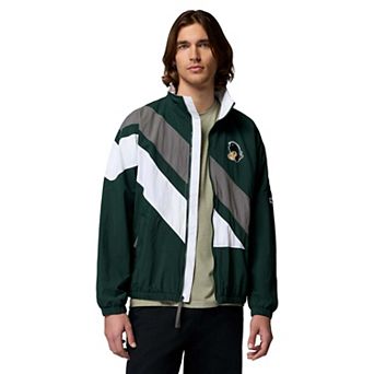 Men's Columbia Green Michigan State Spartans Reventure Full-Zip Windbreaker Jacket