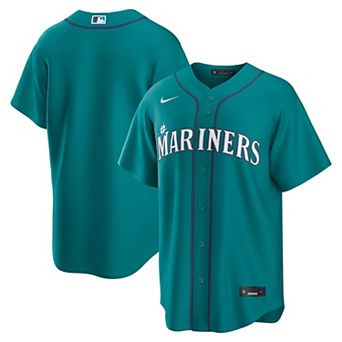Men's Nike Teal Seattle Mariners Alternate Replica Jersey