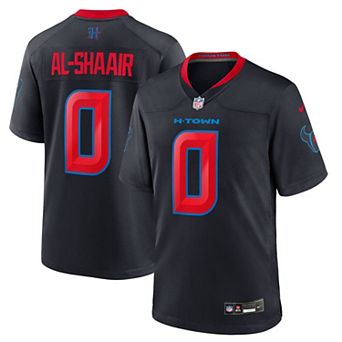 Men's Nike Azeez Al-Shaair Navy Houston Texans Alternate Game Jersey