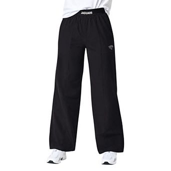Women's Starter Black Jacksonville Jaguars Athleisure Wide-Leg Trousers