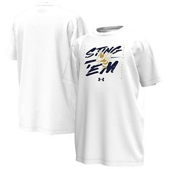 Youth Under Armour White Georgia Tech Yellow Jackets Stretch T-Shirt