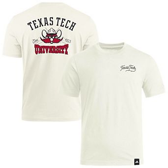 Men's adidas Natural Texas Tech Red Raiders Elevated Fan T-Shirt