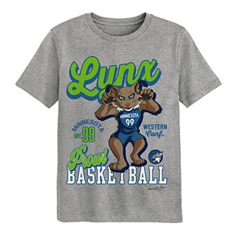 Preschool Mitchell & Ness Heather Gray Minnesota Lynx That Girl T-Shirt