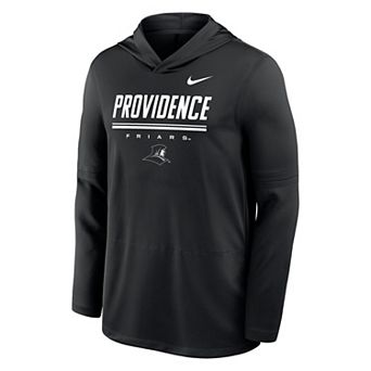 Men's Nike Black Providence Friars 2026 Sideline Lightweight Dri-FIT Hoodie
