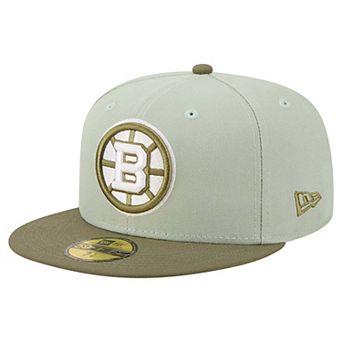 Men's New Era Sage Green/Olive Boston Bruins Color Pack 59FIFTY Fitted Hat