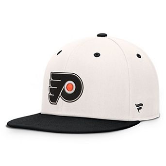Men's Fanatics Cream/Black Philadelphia Flyers Heritage Ballpark Snapback Hat