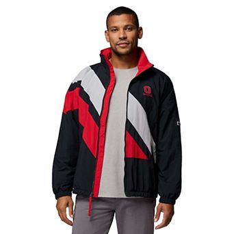 Men's Columbia Black Ohio State Buckeyes Reventure Full-Zip Windbreaker Jacket