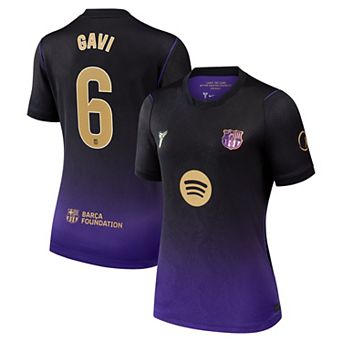 Women's Nike Gavi Purple Barcelona 2026/27 Away Stadium Replica Jersey