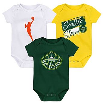 Newborn Outerstuff Seattle Storm Destiny 3 pc Creeper Set