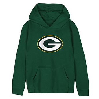 Preschool Green Green Bay Packers Primary Logo Fleece Hoodie