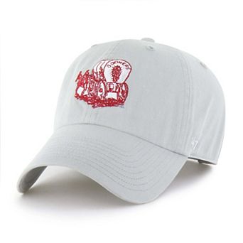 Men's '47 Gray Oklahoma Sooners Vault Clean Up Adjustable Hat