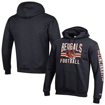 Men's Champion Black Cincinnati Bengals Powerblend Hoodie