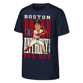 Youth Outerstuff Roman Anthony Navy Boston Red Sox Caricature Clash T-Shirt
