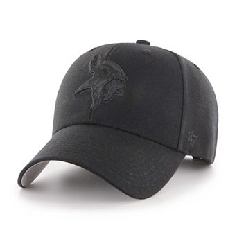Men's '47 Black Minnesota Vikings Tonal MVP Adjustable Hat