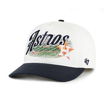 Men's '47 White/Navy Houston Astros Enfield Hitch Adjustable Hat