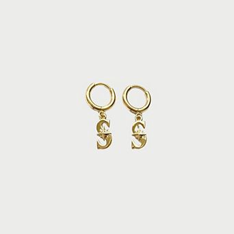 LUV AJ Seattle Mariners Logo Charm Huggie Earrings